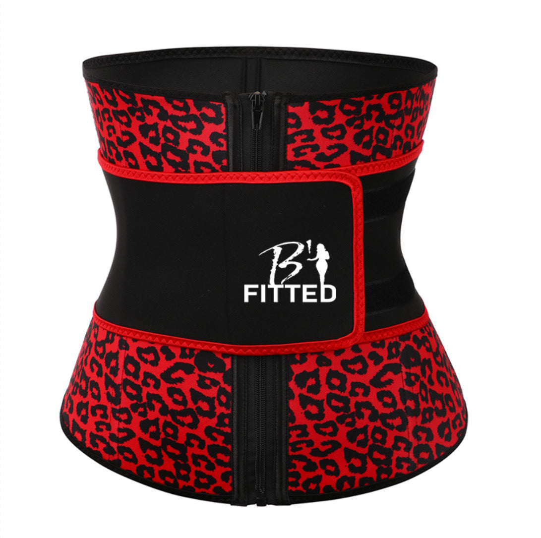 B’Fitted Leopard Waist Trainer – Single Strap