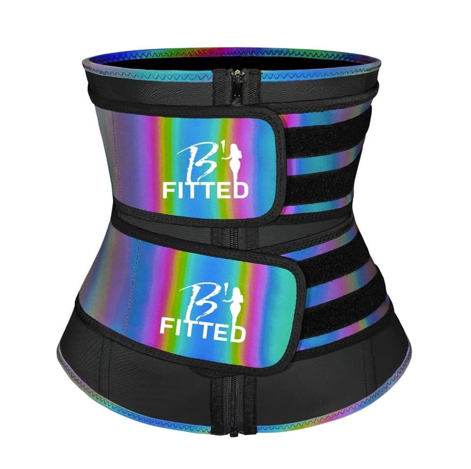 BFitted Holographic Double Support Waist Trainer