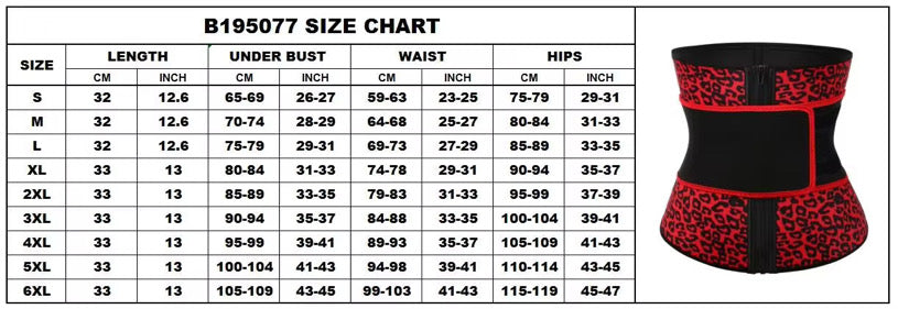 B’Fitted Leopard Waist Trainer – Single Strap