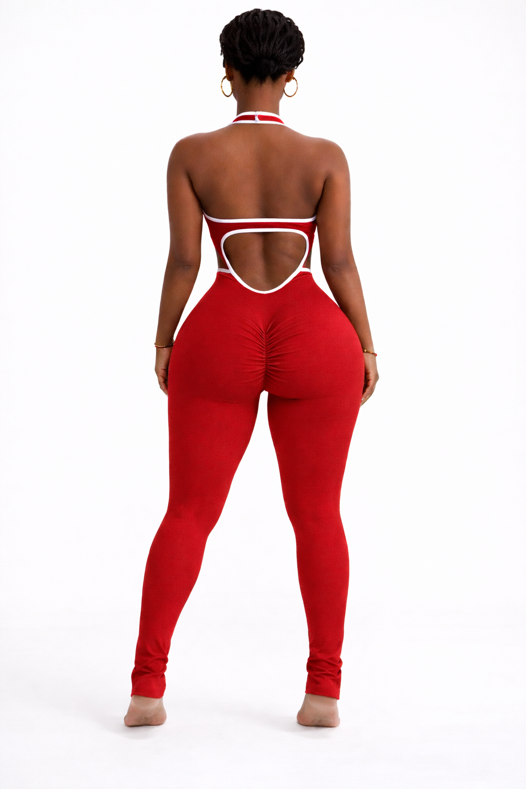 BFitted Backless Jumpsuit Shaper