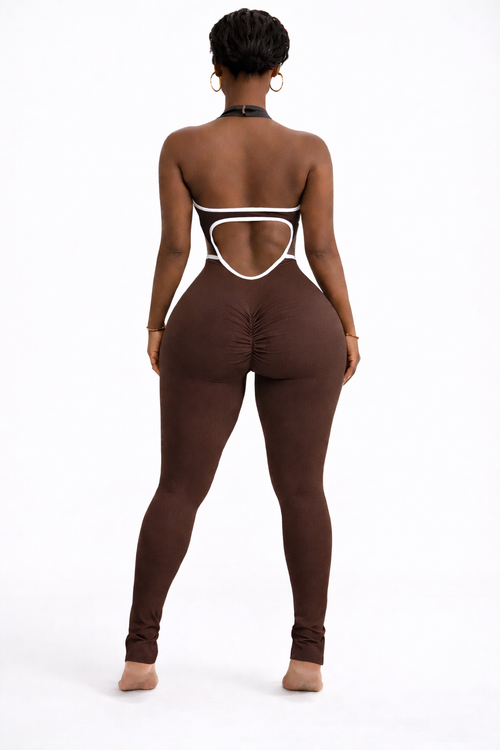 BFitted Backless Jumpsuit Shaper